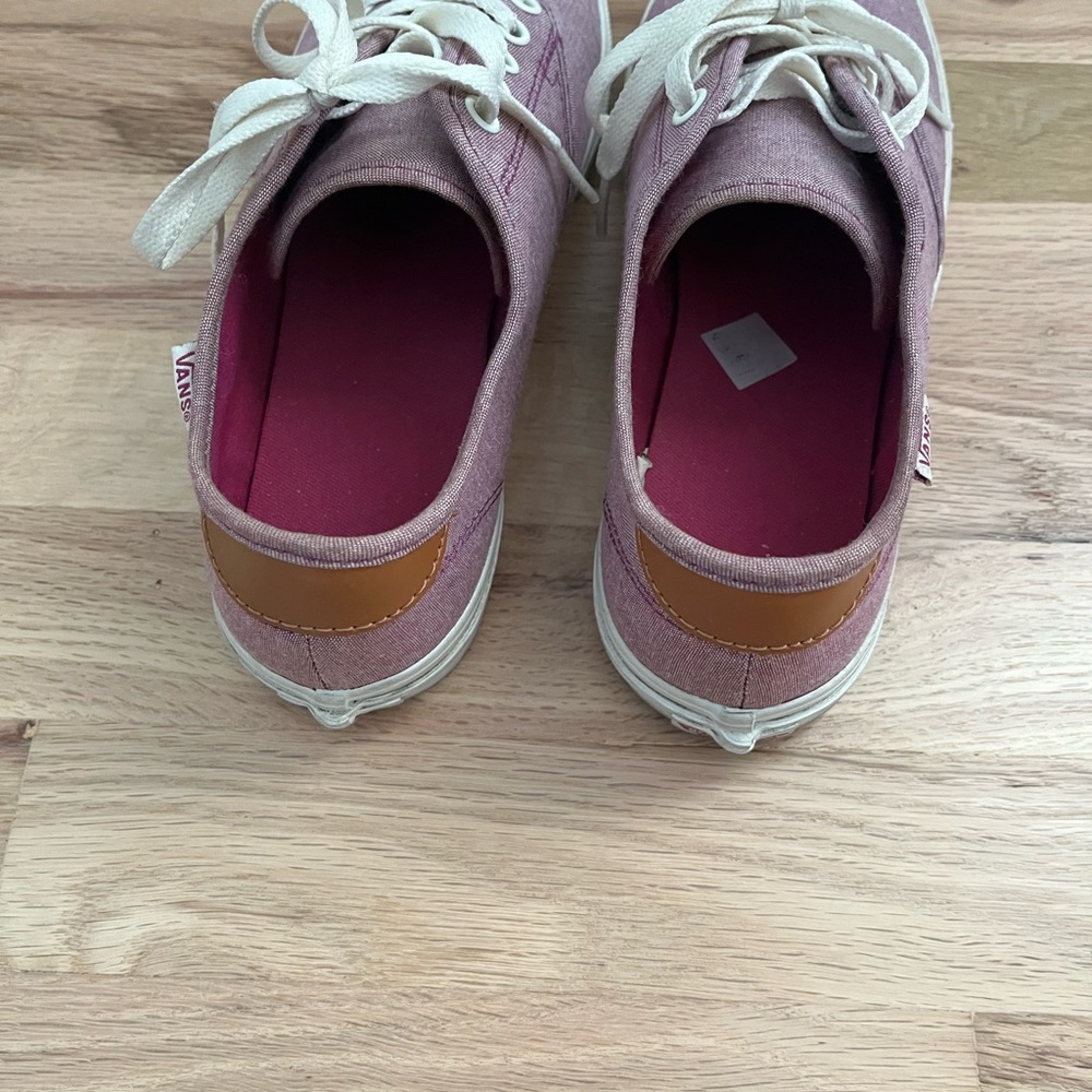 Vans Purple Canvas Sneakers size 8.5 - Picture 4 of 6